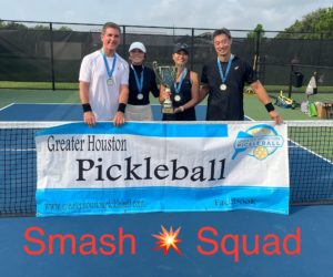 SPRING 2024 Co-ed 3.5 winners Smash Squad - Flewellen Creek Park - Captain Anna Chau